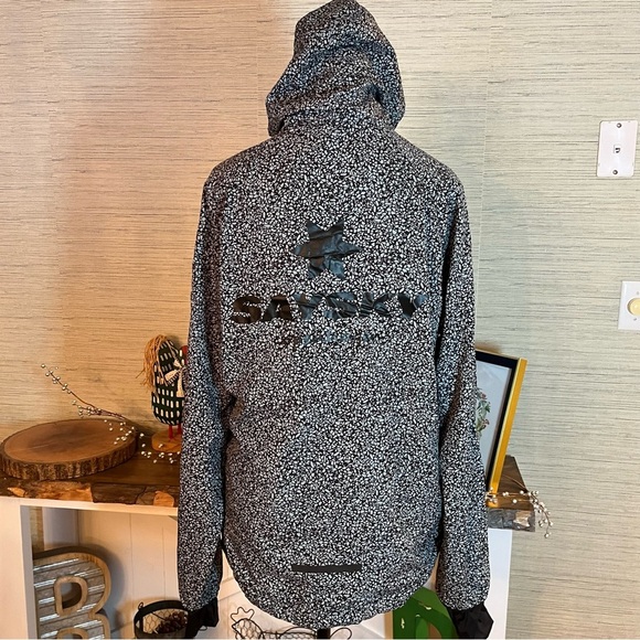 Saysky Terazzo Pace Jacket Hoodie Windbreaker Running Woman’s Size M Zip Up - Picture 8 of 12